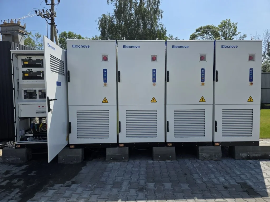 Промислова система накопичення енергії Elecnova ESS на реальному об'єкті в Україні