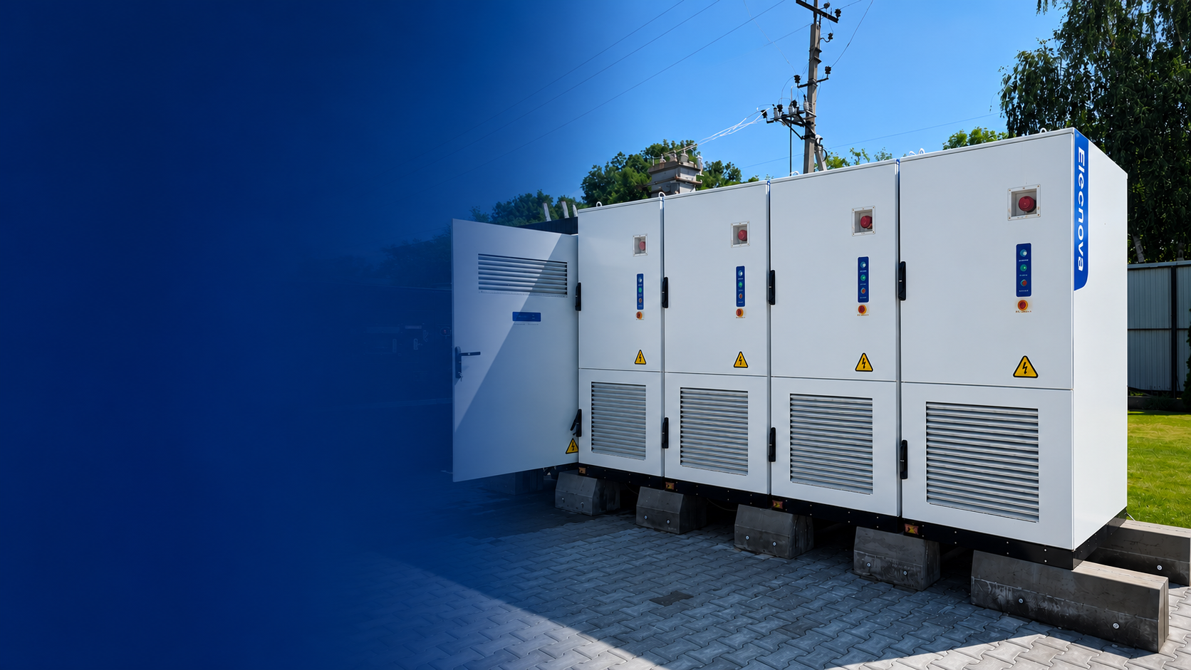 Промислова система накопичення енергії Elecnova ESS, інтегрована з діючою сонячною електростанцією Huawei на українському підприємстві