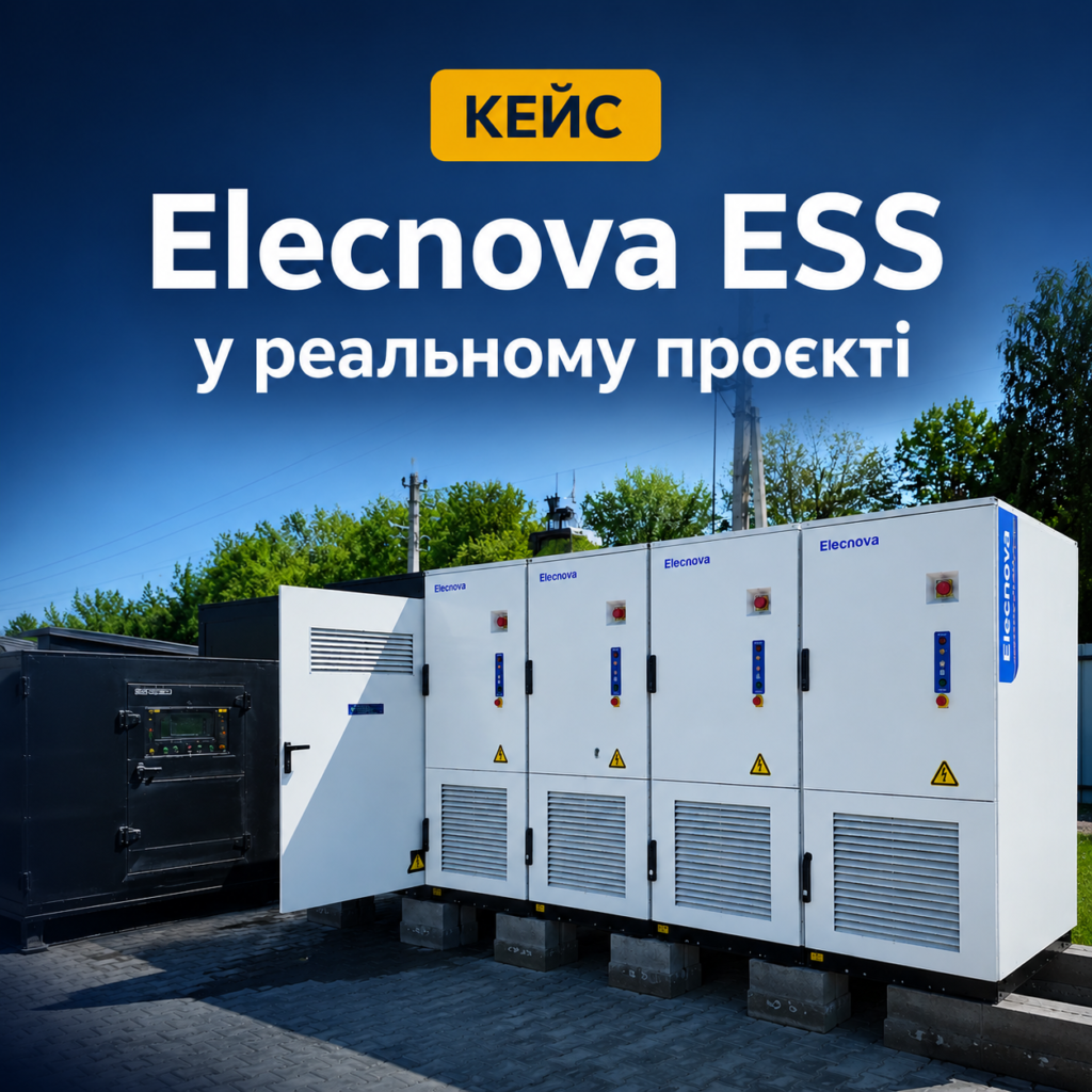 Elecnova ESS у реальному проєкті
